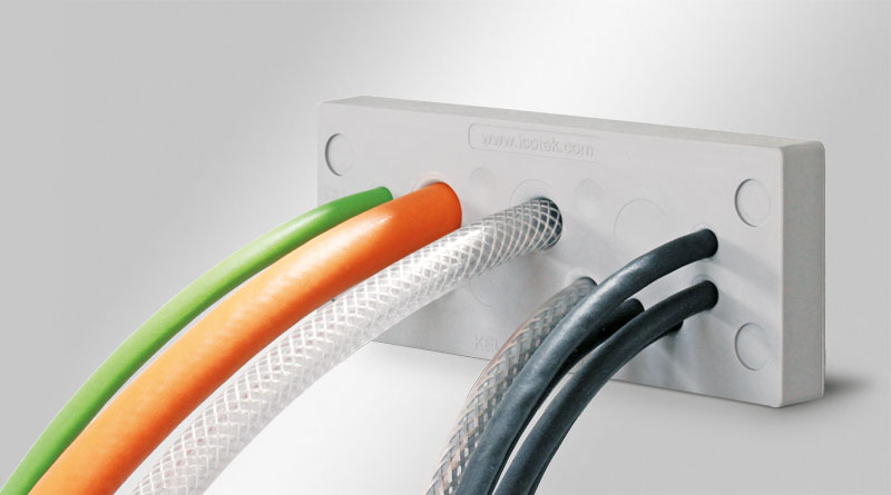 KEL-DPU-BS | Plaques passe-câbles avec coupe-feu (selon EN 45545-3)