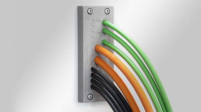 KEL-DPZ-BS cable entry plates with fire penetration seals (EN 45545-3)