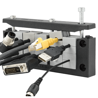 ICOTEK 51515 KEL-BES 24 – Cavo Passante Con Piastra E Spazzola Per Cablaggio – Nuovo