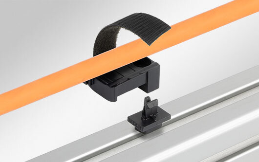 SF|ZL strain relief plates pluggable on 35 mm top hat rails SF|ZL strain relief plates pluggable on 35 mm top hat rails