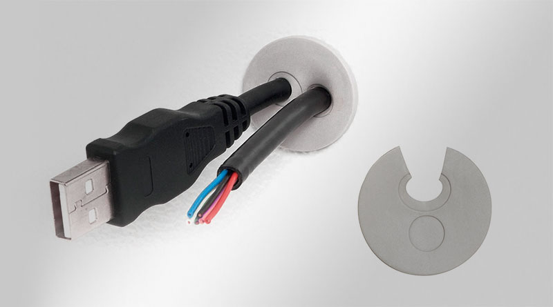 KEL-QTE | Plaques passe-câbles divisibles à clipser
