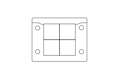 コネクタ付ケーブル用ケーブルエントリフレーム