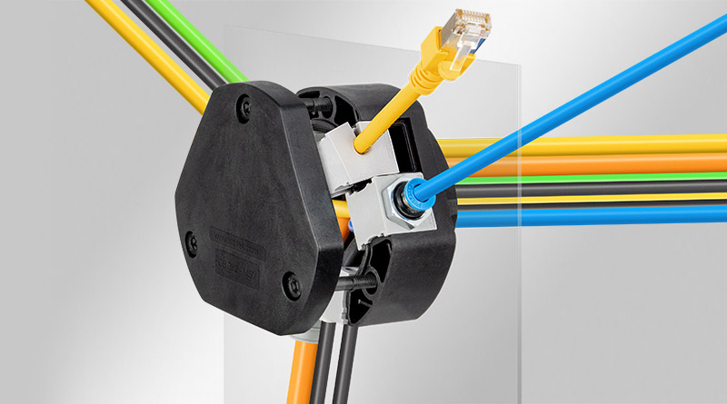 DB Distribution Box - 360° Kabeleinführung, teilbar