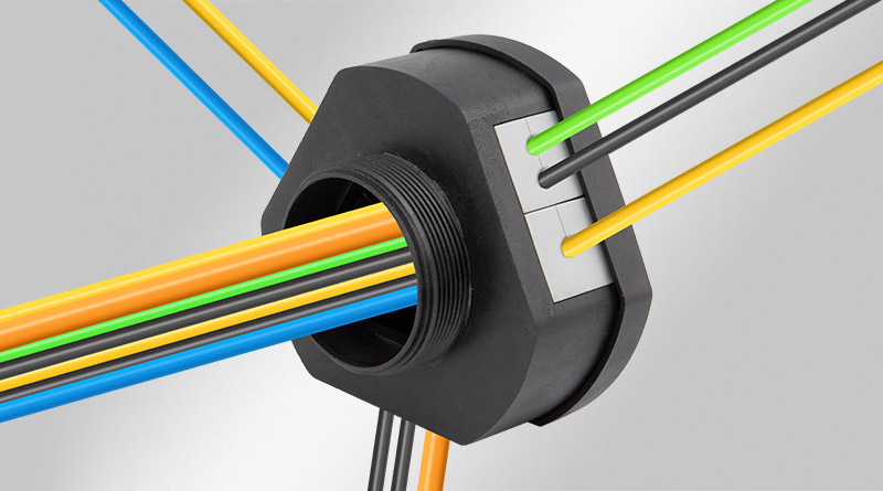DB Distribution Box - 360° Kabeleinführung, teilbar