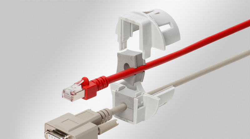 QVT-CLICK Dzielony dławik kablowy do montażu zatrzaskowego
