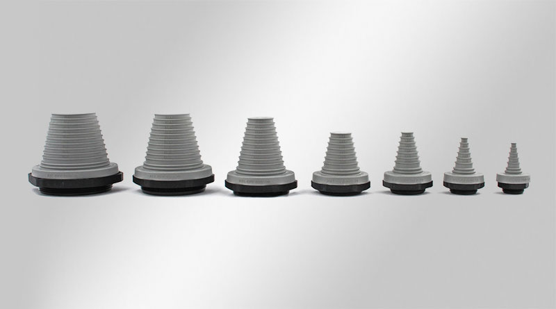 KEL-DPF pyramid cable entry grommets