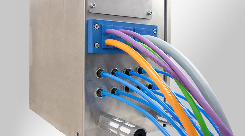 KEL-ER-BL split cable entry frames for the food industry