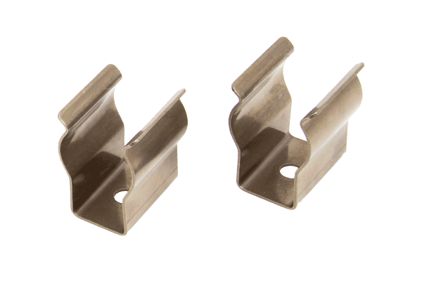 Mounting clips TUBE, stainless steel